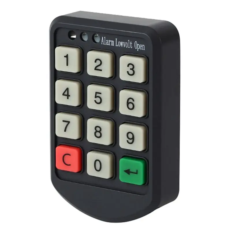 

ABZZ-Intelligent Electronic Password Cabinet Door Lock Digital Key Pad Easy Installation Keyless Cabinet Locks Drawer Lock