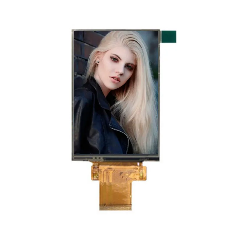 3.5 Inch 320x480 TFT-LCD Display MCU Interface 300 Brightness TN Screen Resistive Touch Screen LCD