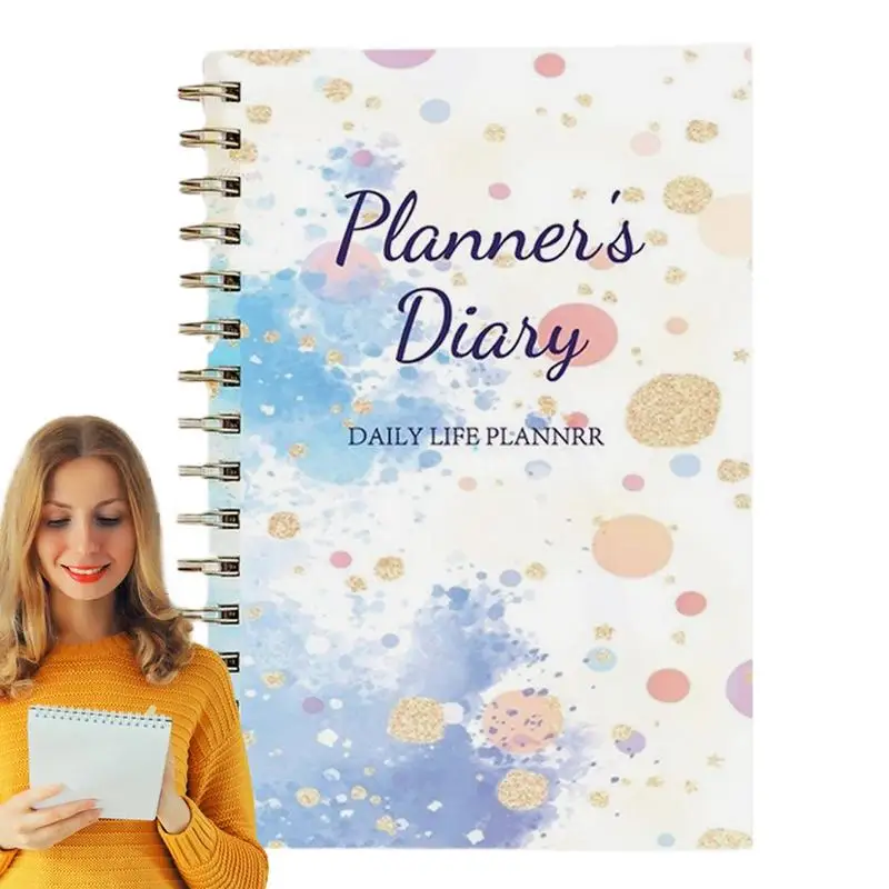 Business Planner 2025 Coil Agenda Notepad Schedule Planner Smooth Writing Planning Tool For Work Travel Notes Homework Study