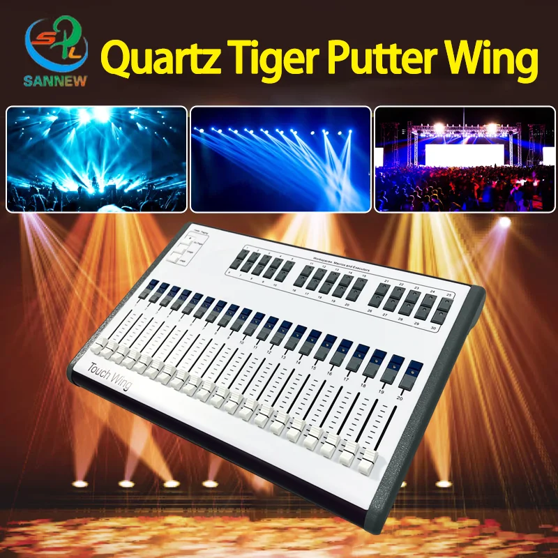 Imagem -02 - Titan Mobile Dmx Console Controller Titan Quartz Tiger Touch Pro Plus Iluminação de Palco para Par Moving Head 192