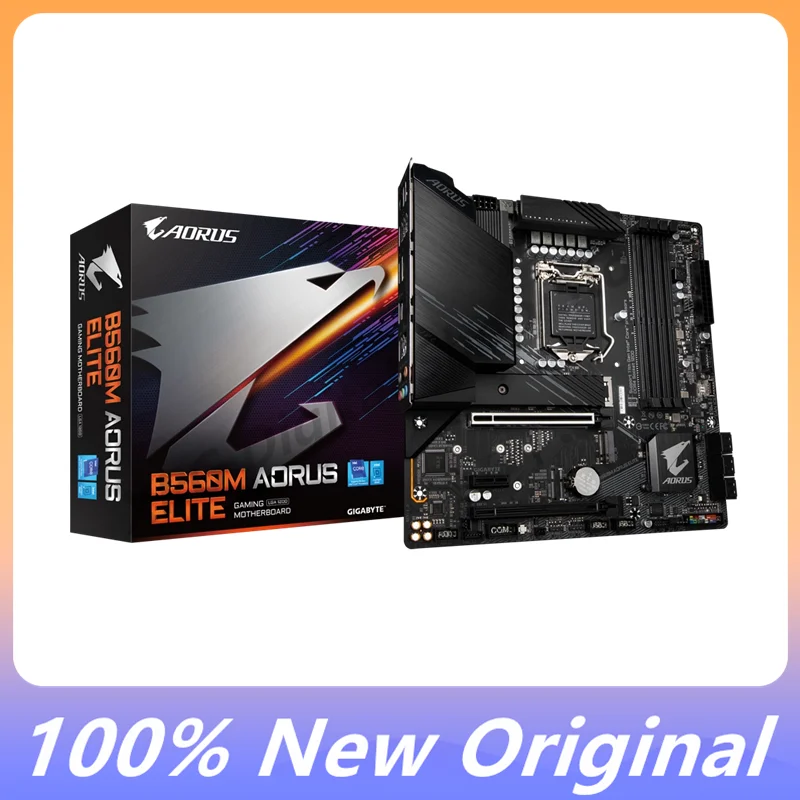 Brand new original B560M AORUS ELITE motherboard LGA 1200 DDR4 128GB M-ATX suitable for Intel B560 motherboard M.2 SATA III USB3