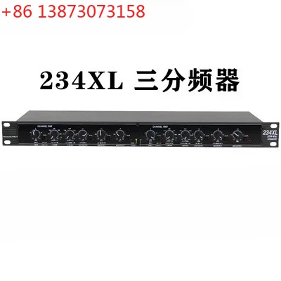 

234XL Mono 4-Way Crossover audio Equalizer with XLR Connectors Professional Sound Peripheral Equipments Stereo 2/3 Way