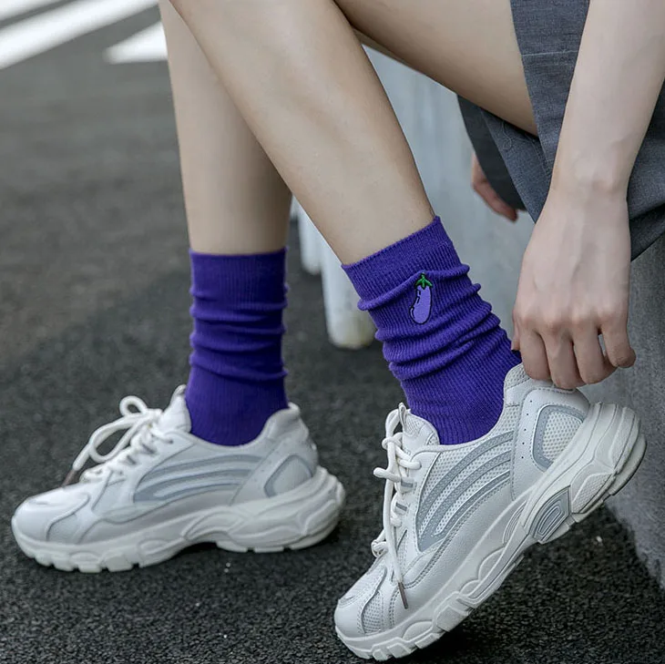 Cute Women Embroidery Dinosaur Socks white Lovely Cartoon Animal Vintage Short Socks Novelty Crazy Funny Cozy Sock Funky image 4