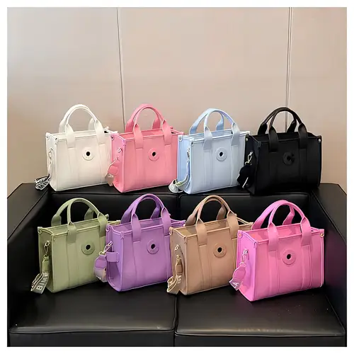 Imagen 1 del producto Bolso de mano para mujer con compartimentos, bolso grande para mujer, bolsos cruzados, bolso de trabajo para ordenador portátil, bolso para libros, bolsos tipo cartera