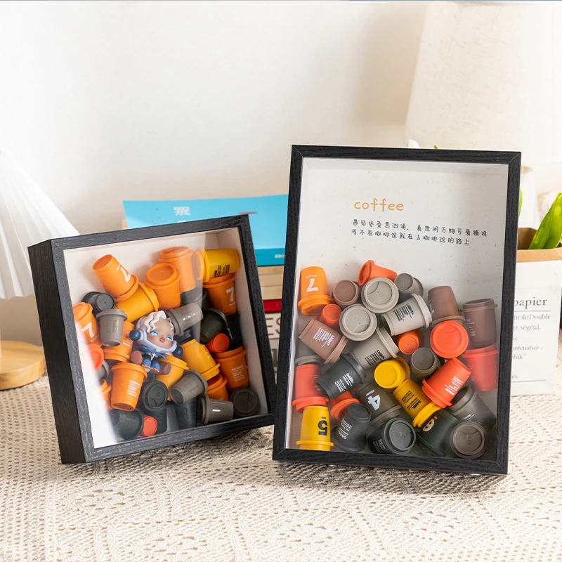 Hollow 3cm 3D Picture Frame for Specimen Dried Flower Crafts Shells Display Handmade DIY Handwork Photo Frame Home Decoration