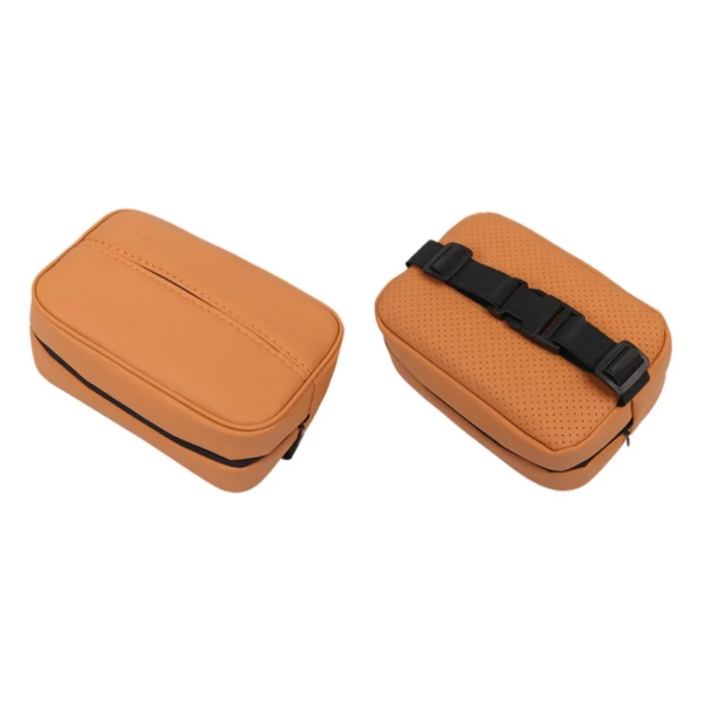 ل 2024 2025 Leapmotor C10 سيارة نابا صندوق مناديل جلدية تعديل داخلي لوازم صندوق درج معلق استخراج مريح