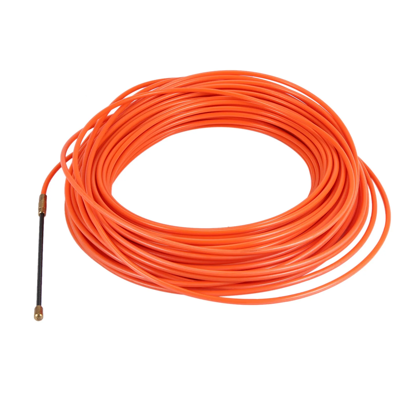 A77I 4Mm Orange Guide Device Nylon Electric Cable Push Pullers Duct Snake Rodder Fish Tape Wire