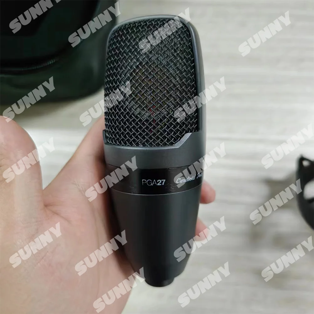 SUNNY PGA27 Condenser Microphone Large-Diaphragm Side-Address Mic for Vocal/Acoustic Recording and Live Performance