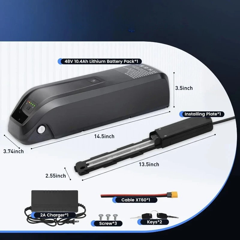 Newest 18650 48V 10…