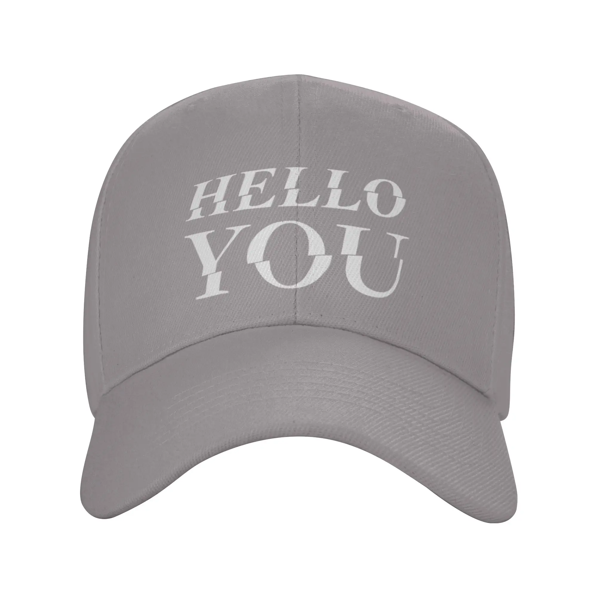 Hello You Trendy Baseball Cap Morning Exercise Unisex Hip Hop Cap