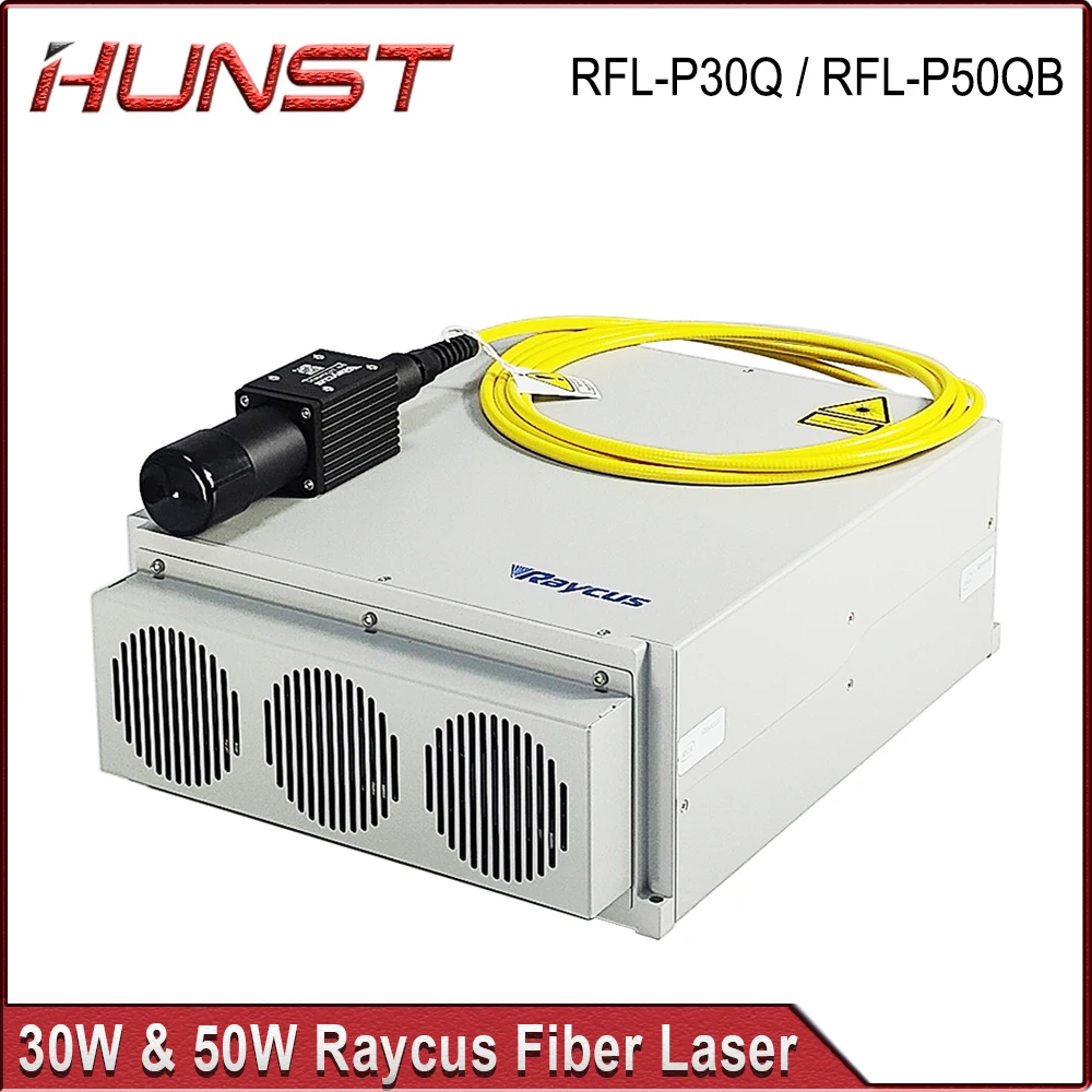 Hunst Raycus 30W 50W Q-switched Pulse Fiber Laser Source Output Protective Connector For YAG Laser Machine RFL-P30Q/P50QB