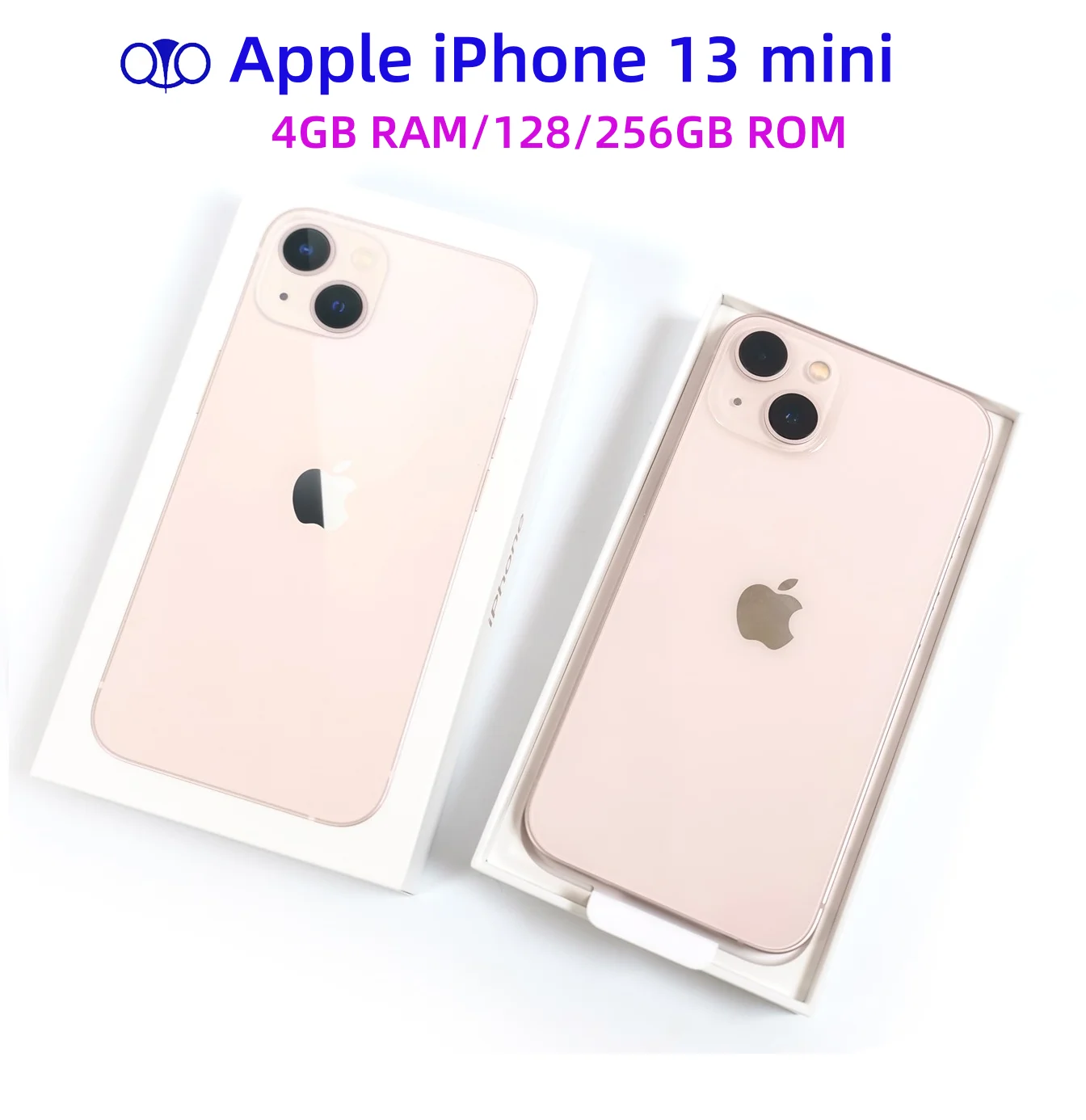 Apple-iPhone 13 miniロック解除携帯電話,a15バイオニックios,顔識別,NFC, 5g,5.4インチ,4GB RAM, 128 GB, 256GB ROM,オリジナル