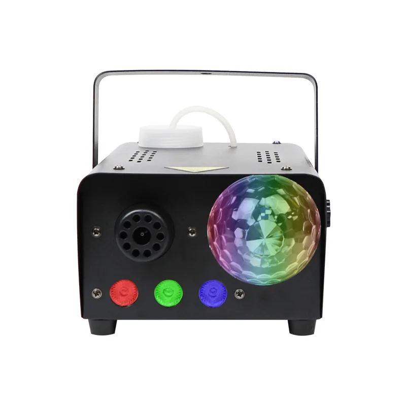 Party Stage Professional Auto LED Disco Ball Stage Light 600W Fog Smoke Machine RGB Remote Controller DJ Club Wedding New Year