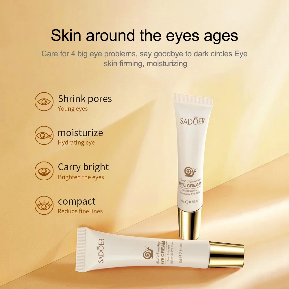 Instant Eye Bag Removal Cream Collagen Removal Wrinkles Lifting Fade Fine Lines Moisturizing Brightening Anti Puffiness Eye Care