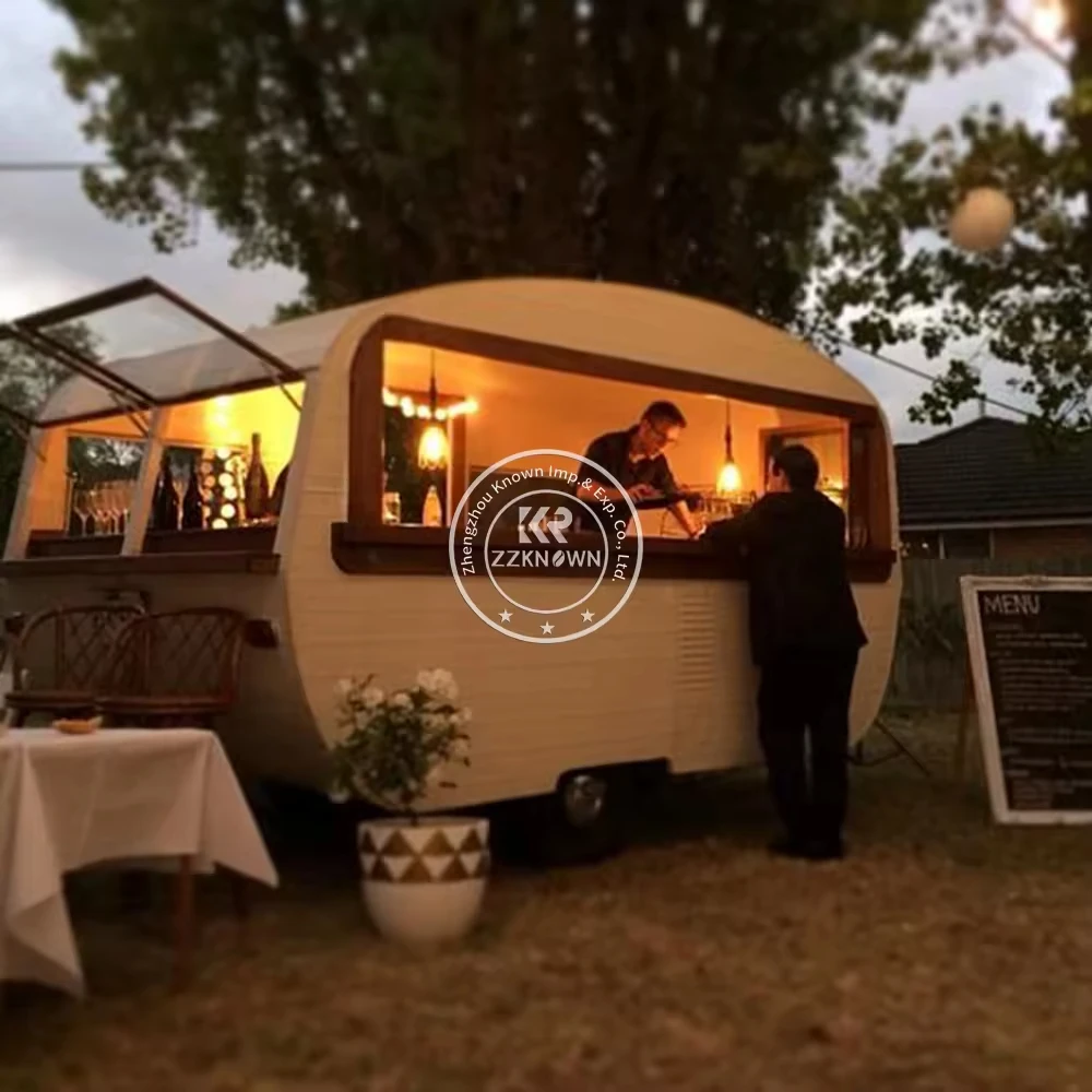 

Fully Equipped Mobile Concession Trailer for Street Fast Food Hot Dog and Pizza Stand Juice Cart-Food Truck