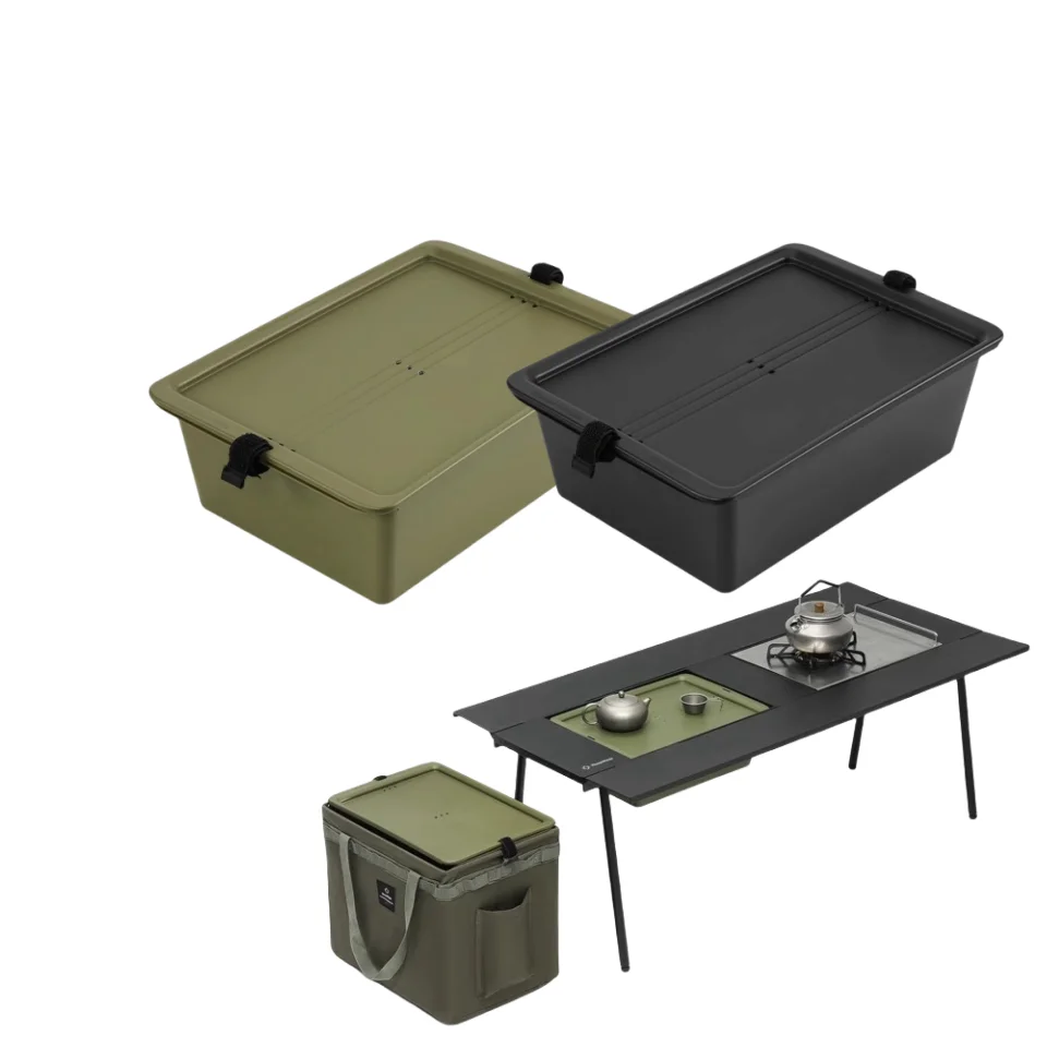 

Outdoor IGT Table Accessories One Unit Tea Box Picnic Brewing Storage Box Camping Portable IGT Tea Table