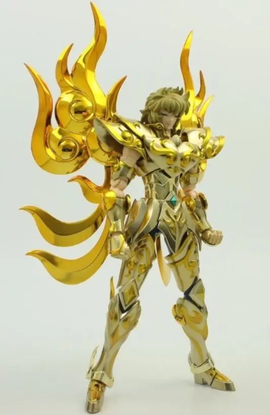 MC metal club saire sog Leo Lion Aiolia soul of gold Ex action figure model toy metal armor with totem object