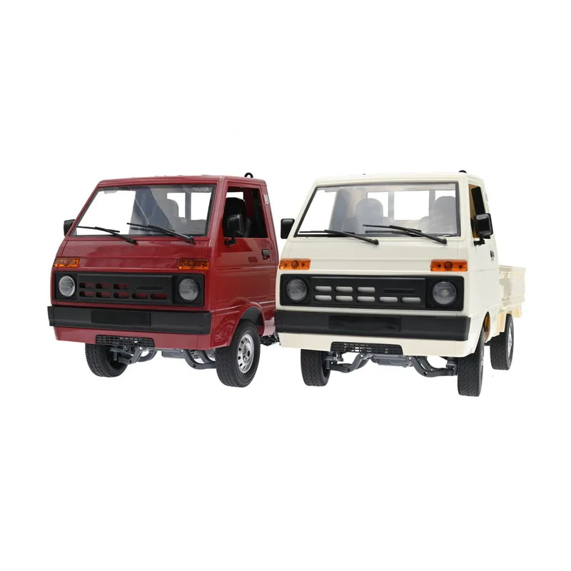 2.4g Full Scale 1/10 Wpl D22 Rear wheel drive dual row cargo card Electric Truck red white Rc Car Drift Remote Control toys gift