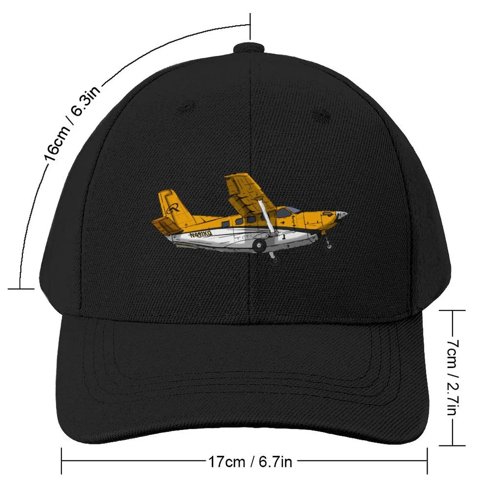 Parkwater Aviation Quest Kodiak N491KQ Baseball Cap Designer Hat foam party Hat Thermal Visor cute For Men Women's