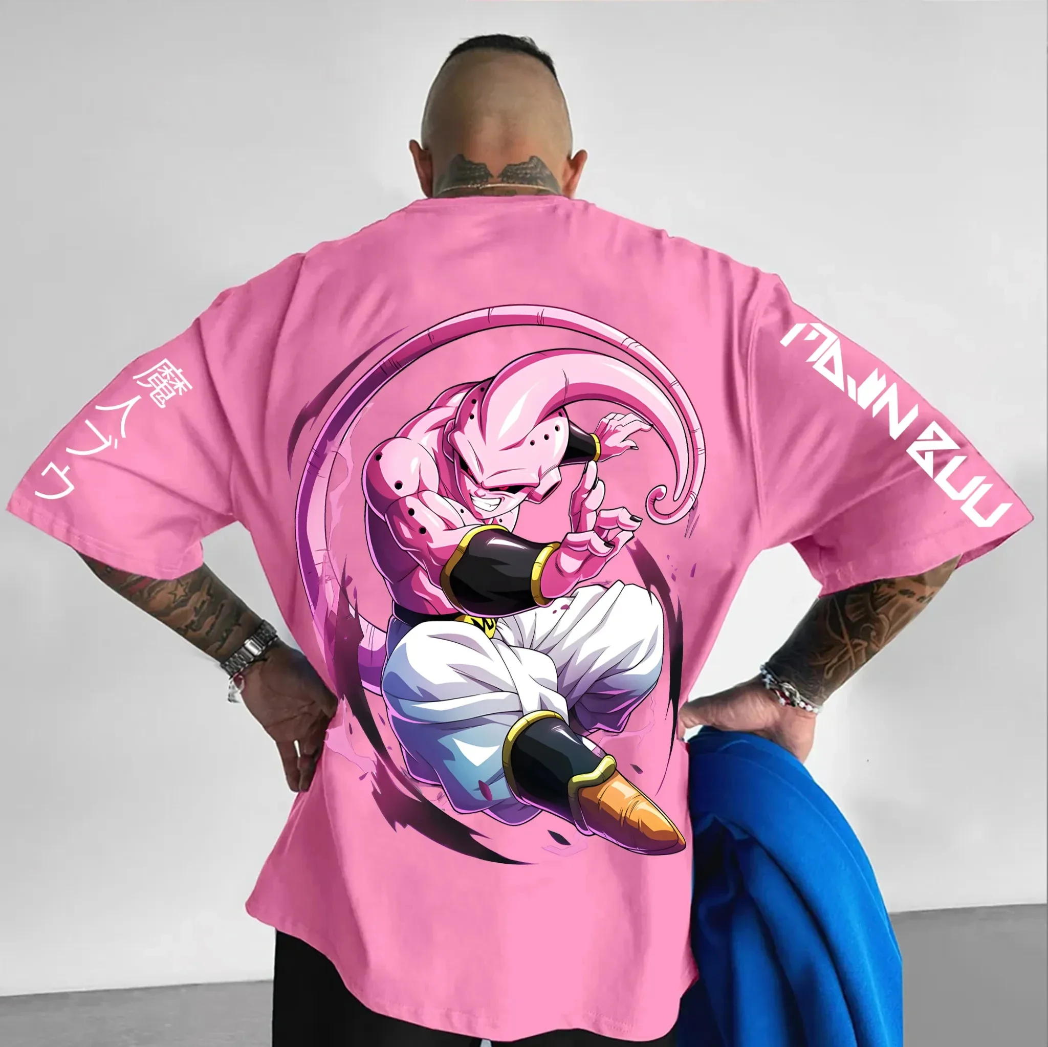 Dragon Ball Goku-camisetas de algodón con estampado de manga corta para hombre y mujer, camisetas deportivas transpirables holgadas con cuello redondo Ins