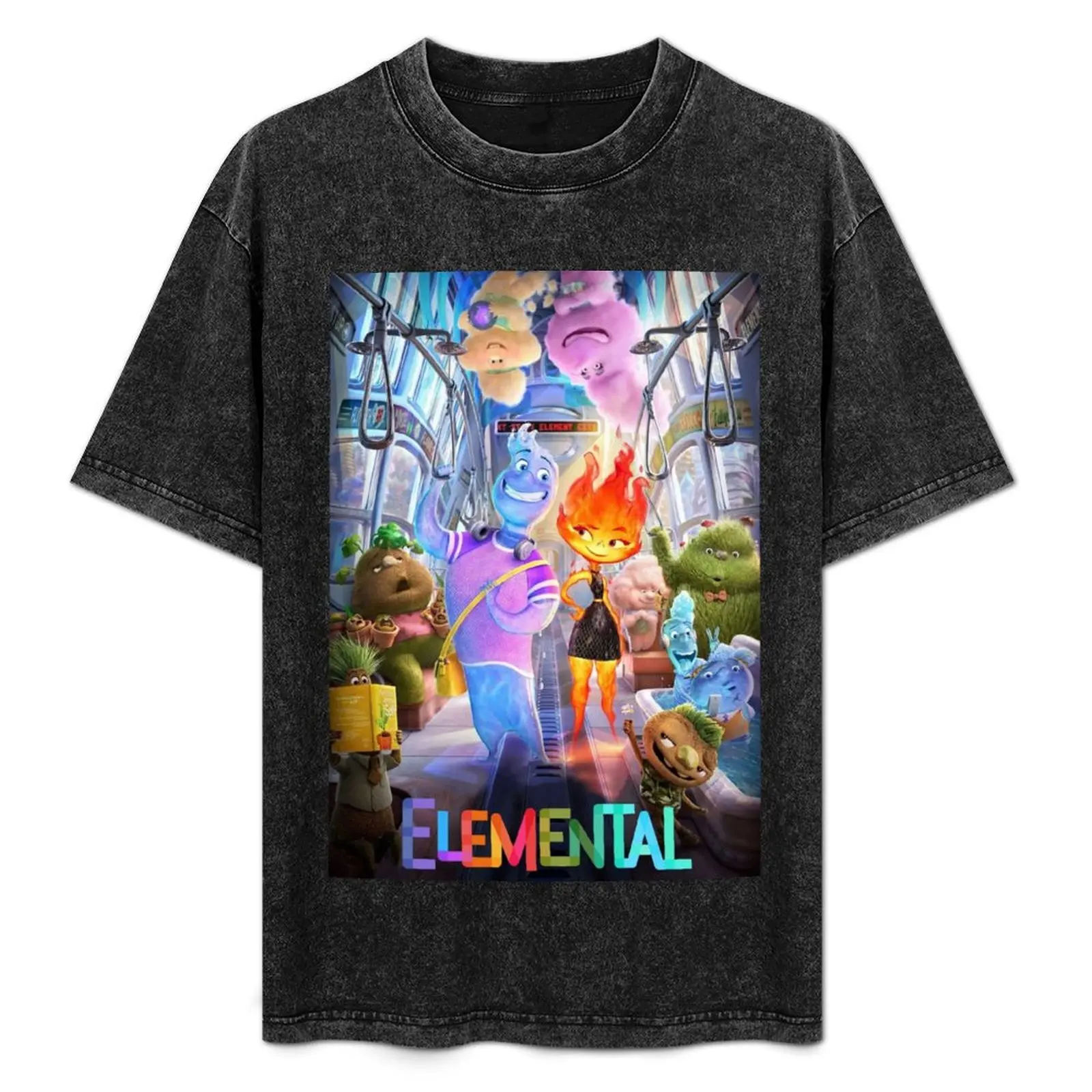 

Elemental T-Shirt anime tshirt cute tops boys whites fruit of the loom mens t shirts