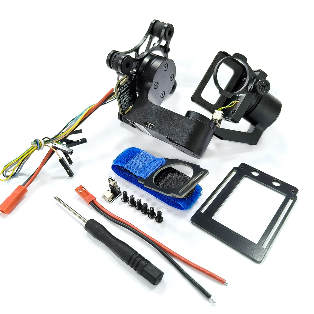 Cardán de aleación de aluminio de 2 ejes yuntai sin escobillas de 3 ejes para DJI Phantom Gopro 3 4, cámara deportiva, GoPro3, GoPro4, Mountain Dog