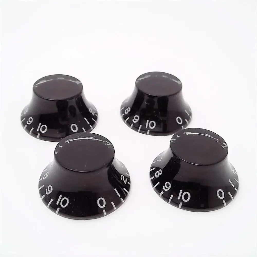 Embossed Black Top Hat Knob Set