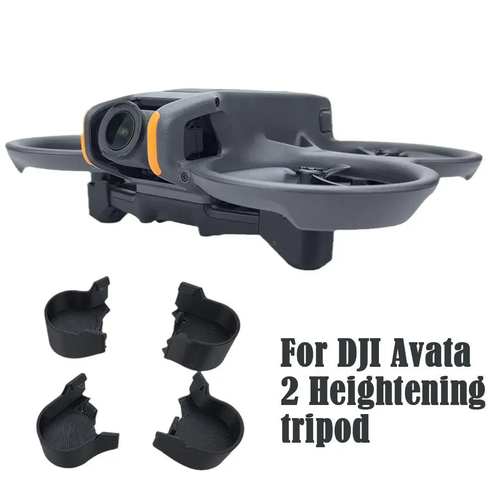 

4pcs for dji Avata2 Drone Heightening Tripod/lens Bumper Gimbal Anti-collision 3D Printing Accessories