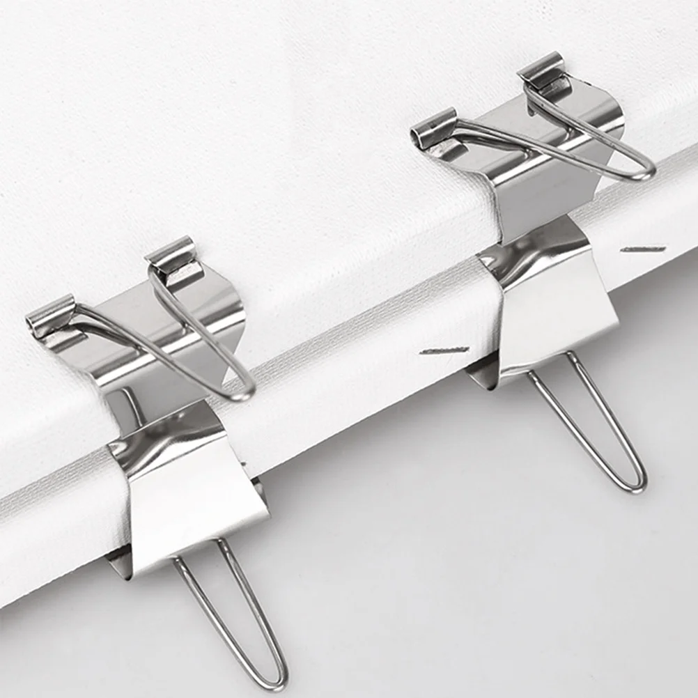 4 Pcs Painting Canvas Clip Offset Clips Stainless Steel Wet Hold Oil Frame for Artist