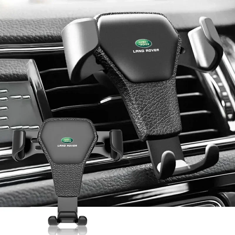 1pcs Gravity Car Phone Holder Air Vent GPS Stand Car Accessories for Land Rover SVR L322 L405 Range Rover Evoque Vogue Defender