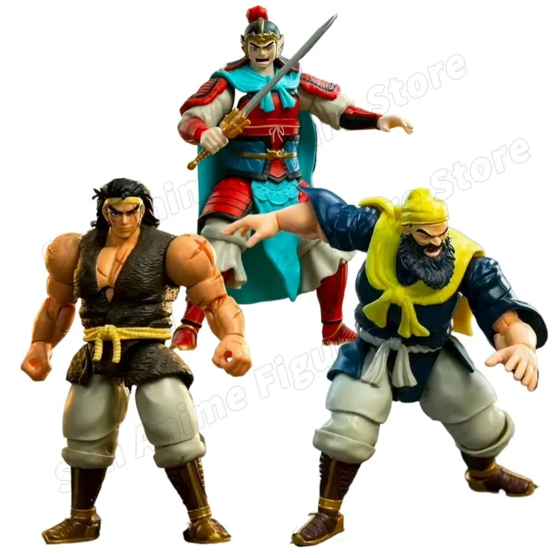 

New Original 52TOYS Lightning Fancy Dance Devouring Heaven and Earth Zhang Fei Liu Bei Guan Yu Collectible Model Toy A Nice Gift