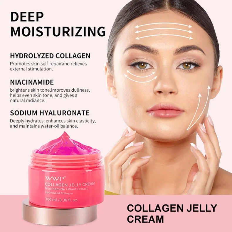 Collagen jelly gel moisturizing high moisturizing face cream