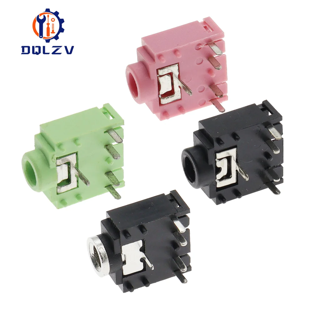 5/10PCS gniazdo słuchawkowe 3 f07 PJ-307 PJ307 3.5mm gniazdo Stereo Jack 3, 5 słuchawka Audio łącze typu Jack