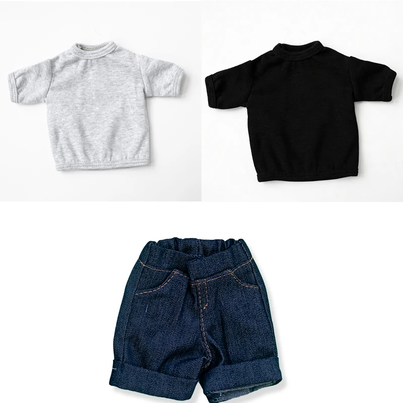 30/45/60 cm bjd Puppe Kleidung T-Shirt Jeans shorts für gemeinsame Puppe Mode bjd sd dd Puppe Zubehör Jungen Mädchen Spielzeug