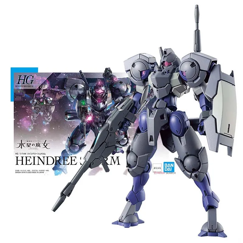 

Bandai Figure Gundam Model Kit Anime Figures HG 1/144 TWFM Heindree Sturm Mobile Suit Gunpla Action Figure Toys For Boys Gifts