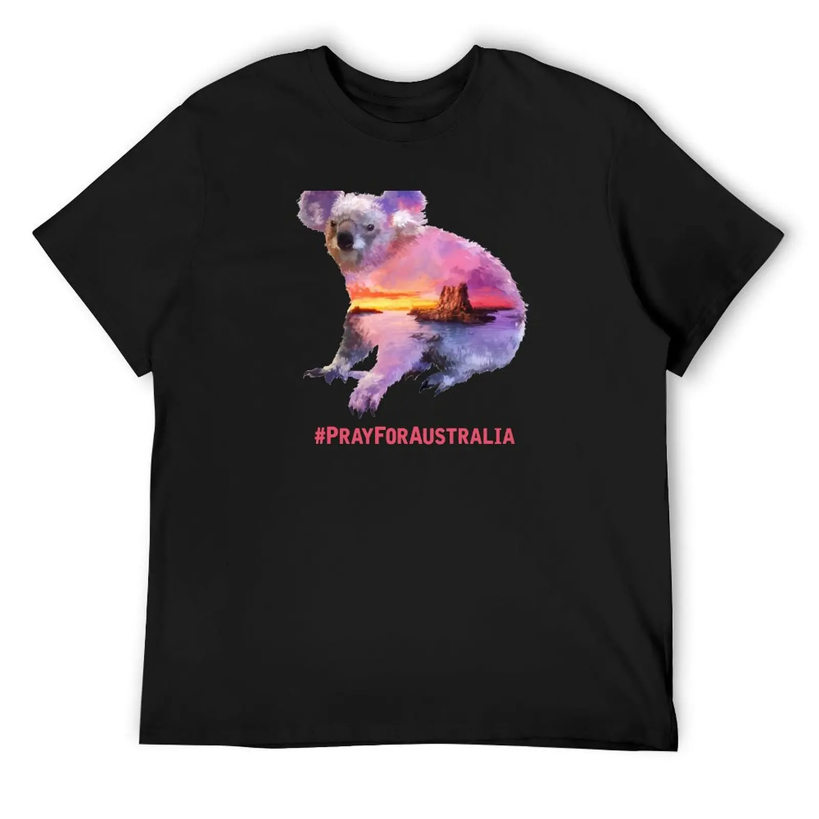 Australian Wildfires Bushfires Koala Pray For Australia Save Lives Help Koalas T-Shirt cute tops oversized t shirts for men