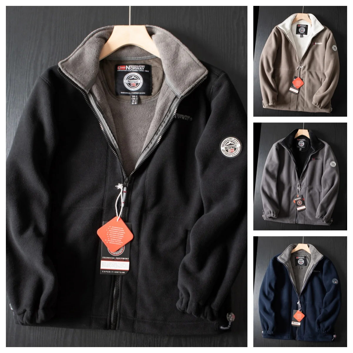 เสื้อแจ็คเก็ตขนแกะฤดูหนาวแบรนด์ 2025 สำหรับผู้ชาย สไตล์ลำลอง หนา บุขนสัตว์ คุณภาพสูง ดีไซน์ทันสมัย อุ่นสบาย มีฮู้ด เหมาะสำหรับกิจกรรมกลางแจ้งและเล่นสกี