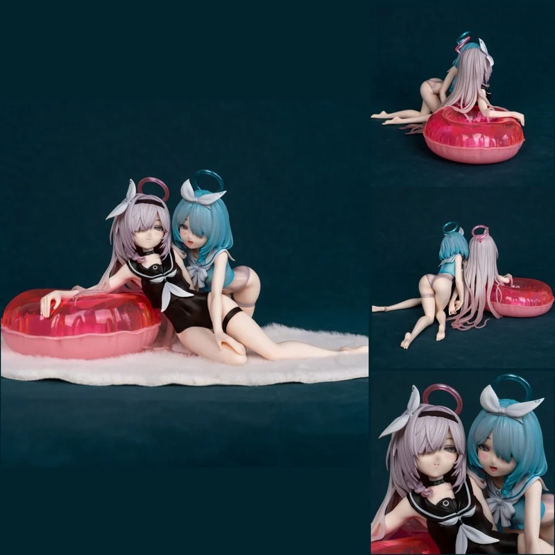 

Купальник Blue Archive Plana & Arona Ver. Фигурка Game Girl из ABS-пластика, 12 см, коллекционная модель, статуэтка для фанатов, украшение для рабочего стола, игрушка