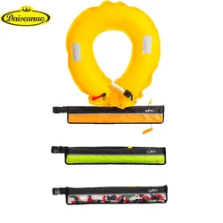 Inflatable PFD Belt Pack Life Jacket Auto Manual Waist Belt Life Vest Adult Round Buoys for SUP Paddleboard Kayak Canoe Boating