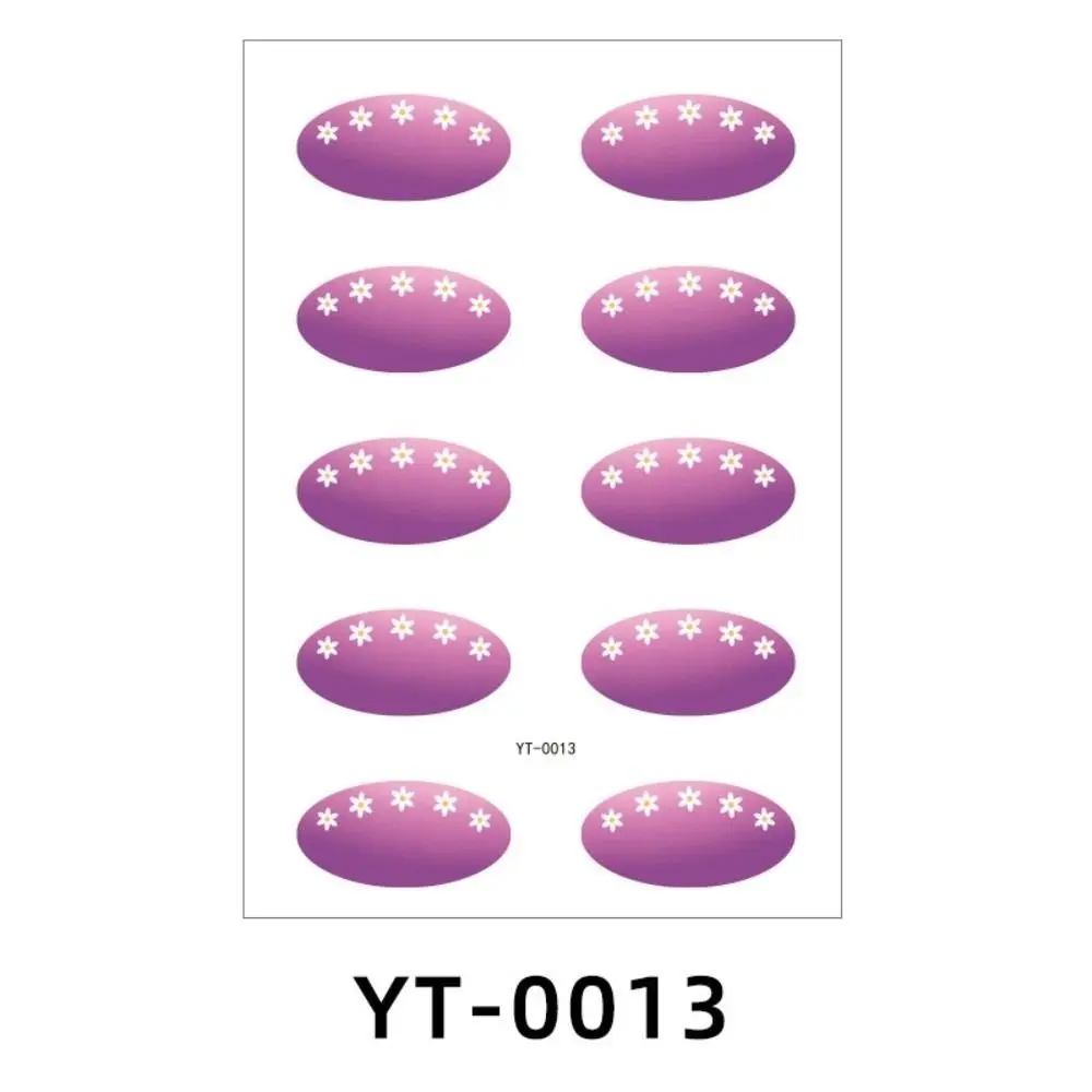Gradient Color Eye Shadow Tattoo Stickers Leopard Print Wedding Tool Temporary Tattoo High Gloss Waterproof