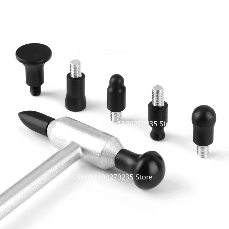 

Car Dent Repair Hammer Auxiliary Tool with Concave Convex 15 Heads Replaceable and Traceless Repair