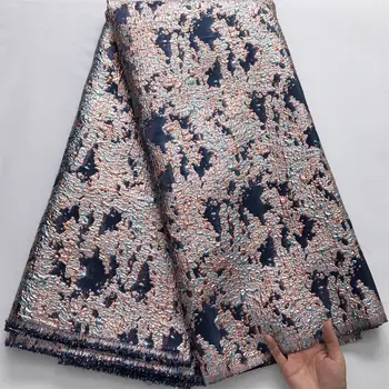 SJD LACA Africká brokátová krajka Damašková krajka Látky 2025 Vysoce kvalitní nigerijský žakár francouzský pro šití dámských společenských šatů 4115 10 nejlepší prodej tradiční nigerijská svatební látka - №3