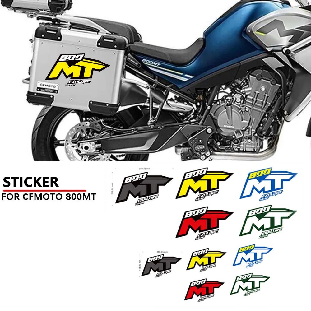 Motorcycle For CFMOTO  800MT 2022 -2024 Touring Explore Edition Trunk Luggage Panniers Aluminium Cases  Stickers Decals 800 MT