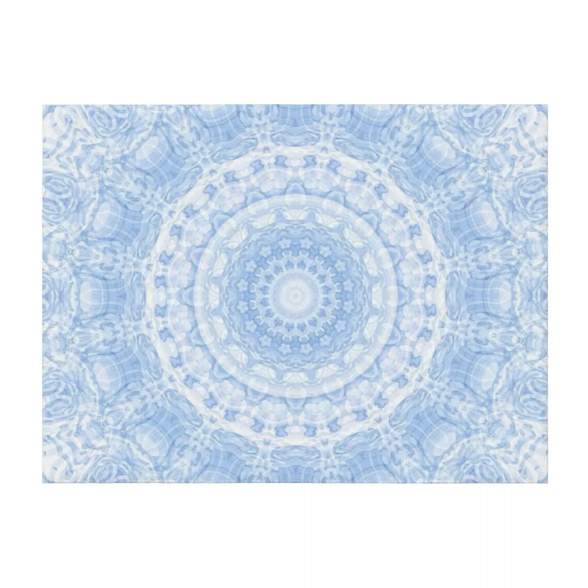

Soft Blue Mandala Throw Blanket Travel Large Bed Fashionable Thermal Blankets