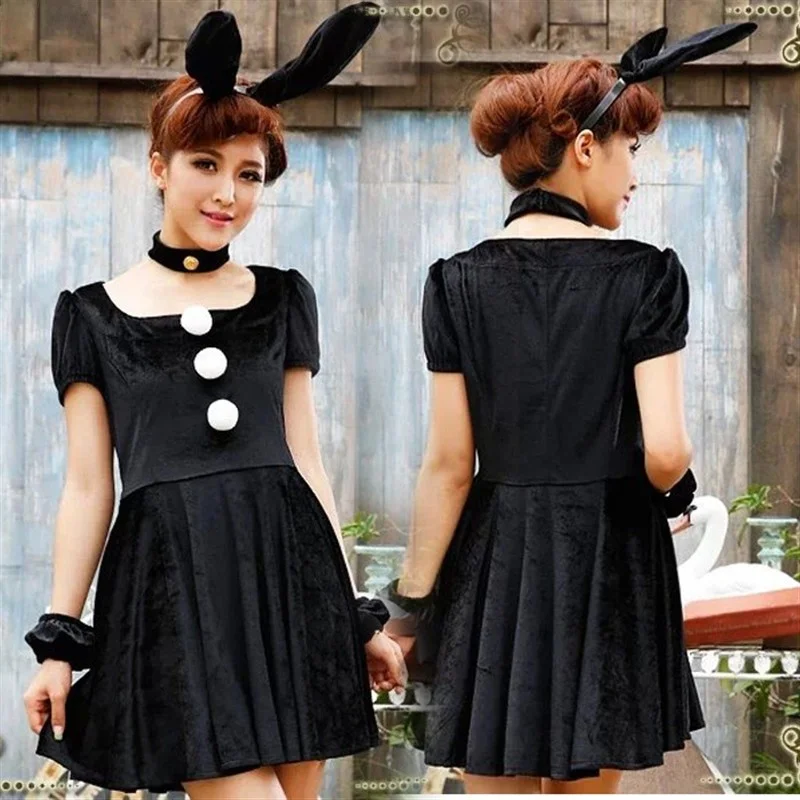 

Stage Performance Costume Rabbit Girl Uniform Seductive Halloween Women's Rabbit Outfit Dance Leader Performance Suit