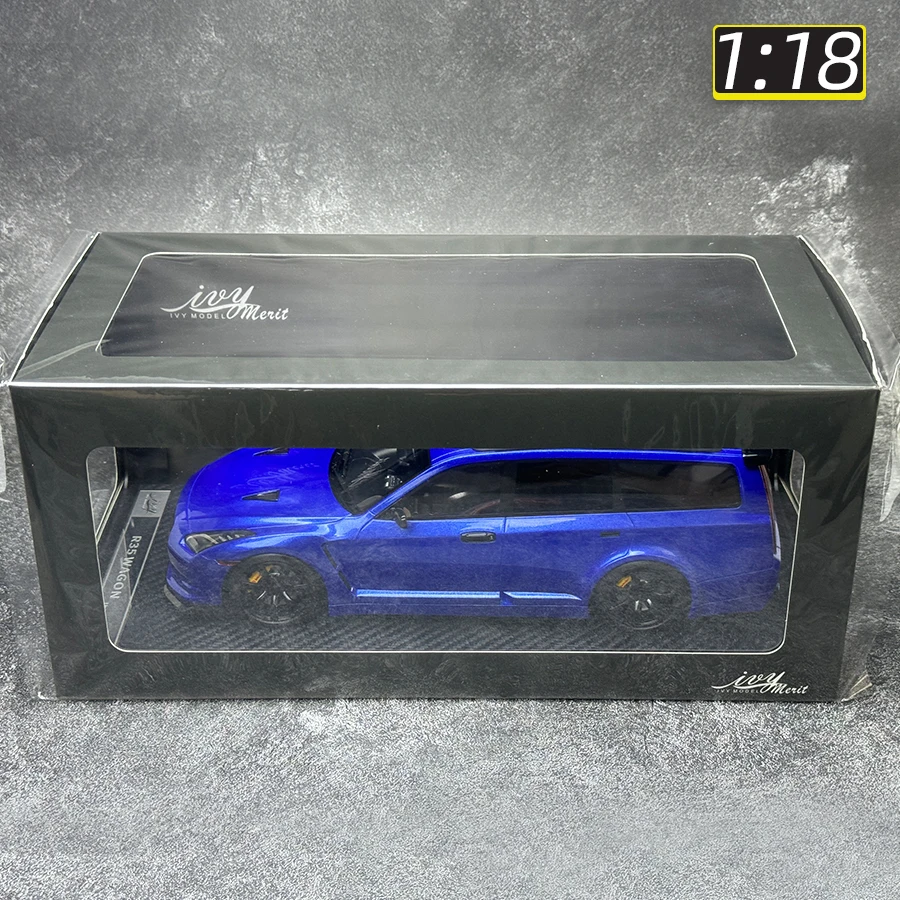 IVY 1/18 NISSAN STAGEA GTR R35 Travel Edition Car model Static decoration Collection Holiday gifts for friends birthday gifts