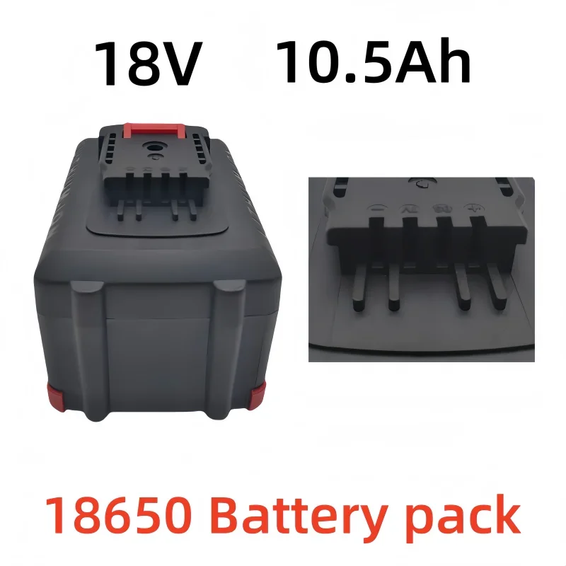 18V 10,5Ah 100% Brand New 18650 Bateria recarregável de íon de lítio adequada para substituir baterias de ferramentas elétricas sem fio