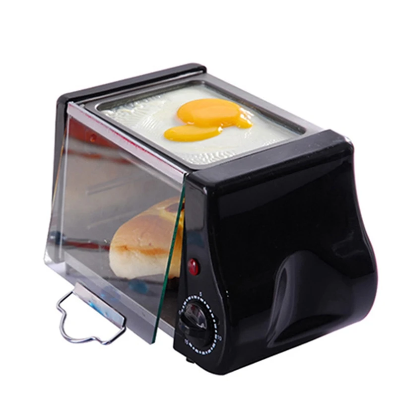 Mini Electric Oven Roast Grill Toaster Cake Baking Machine Steak Fried Eggs Omelette Frying Pan Timer