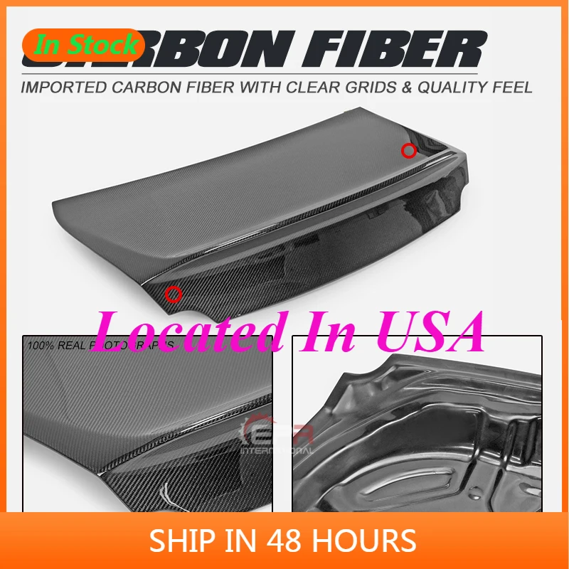 

For Nissan R35 08-16 GTR AS-Style Carbon Fiber Rear Trunk Boot Lid Kit Bodykits Bootlid Body Kits