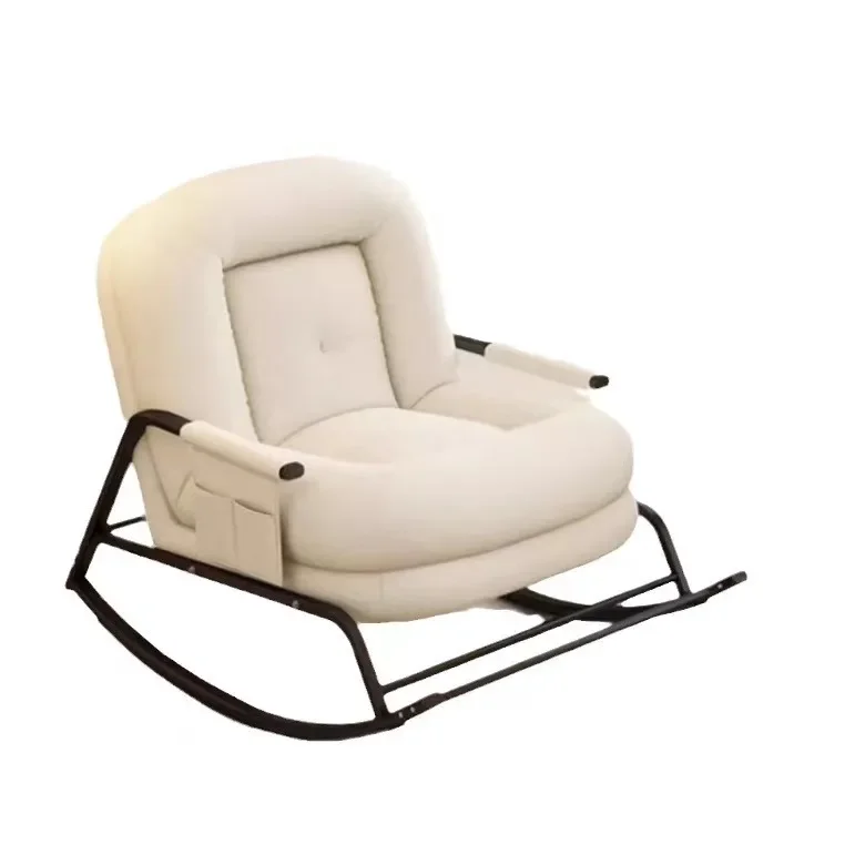 Rocking Chair Balcony Leisure Chair house hold Living Room Bedroom Leisure Single Recliner Sofa Chair  Sofa